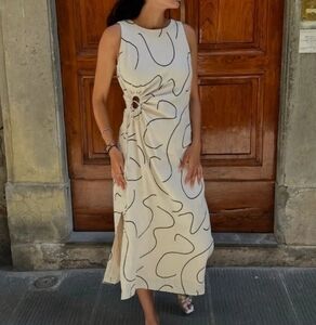 NWT Magashoni Linen Dress - Size 6